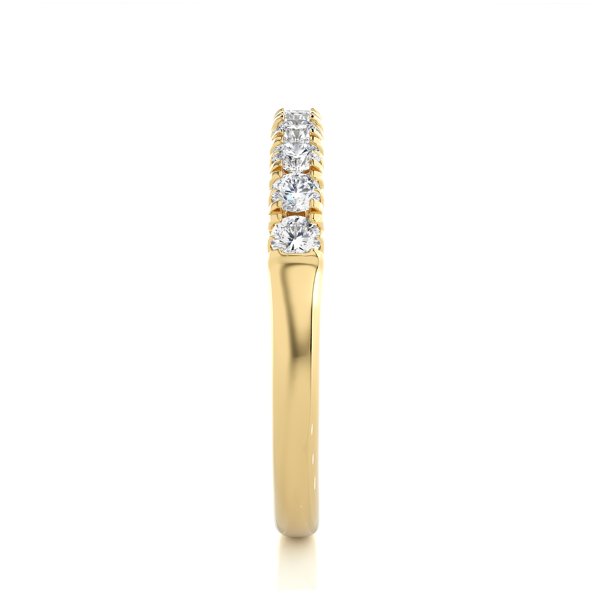 0.47 Carat HI Color VS1 Clarity Diamond Studded Natural Diamond Ring.